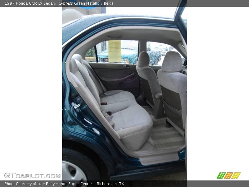 Cypress Green Metallic / Beige 1997 Honda Civic LX Sedan