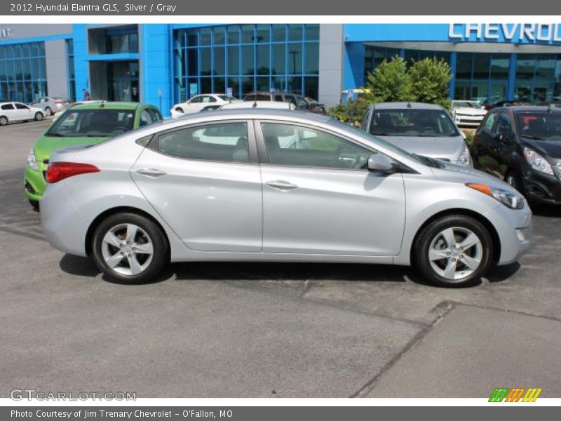 Silver / Gray 2012 Hyundai Elantra GLS
