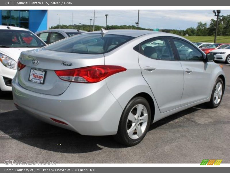 Silver / Gray 2012 Hyundai Elantra GLS