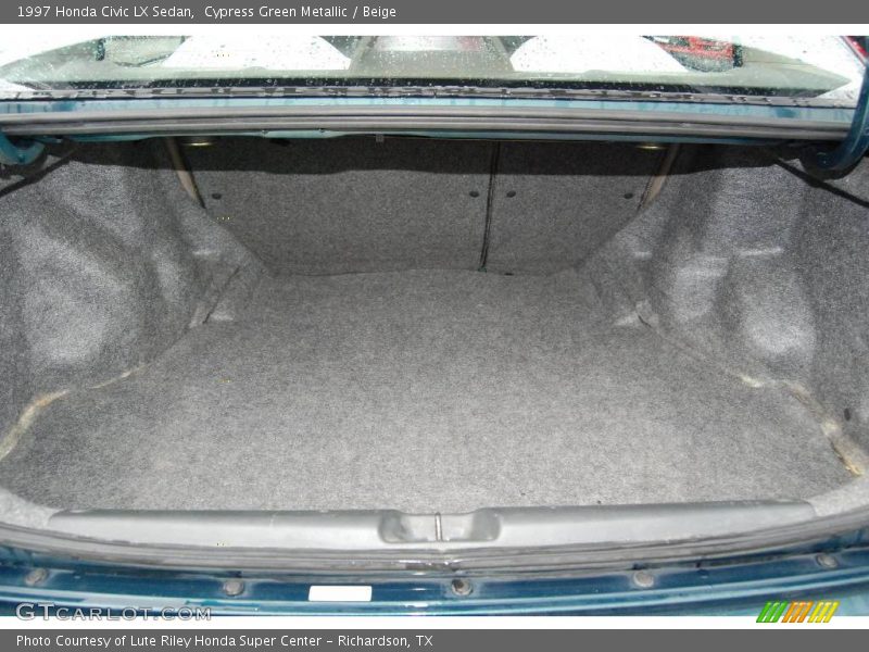 Cypress Green Metallic / Beige 1997 Honda Civic LX Sedan