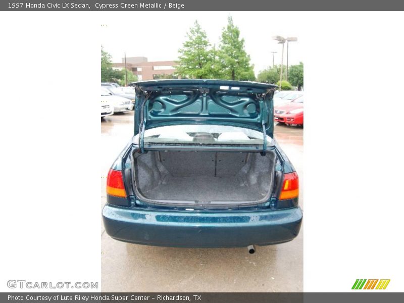 Cypress Green Metallic / Beige 1997 Honda Civic LX Sedan