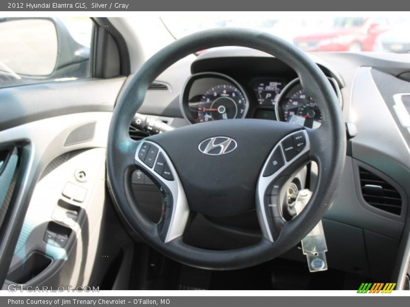 Silver / Gray 2012 Hyundai Elantra GLS