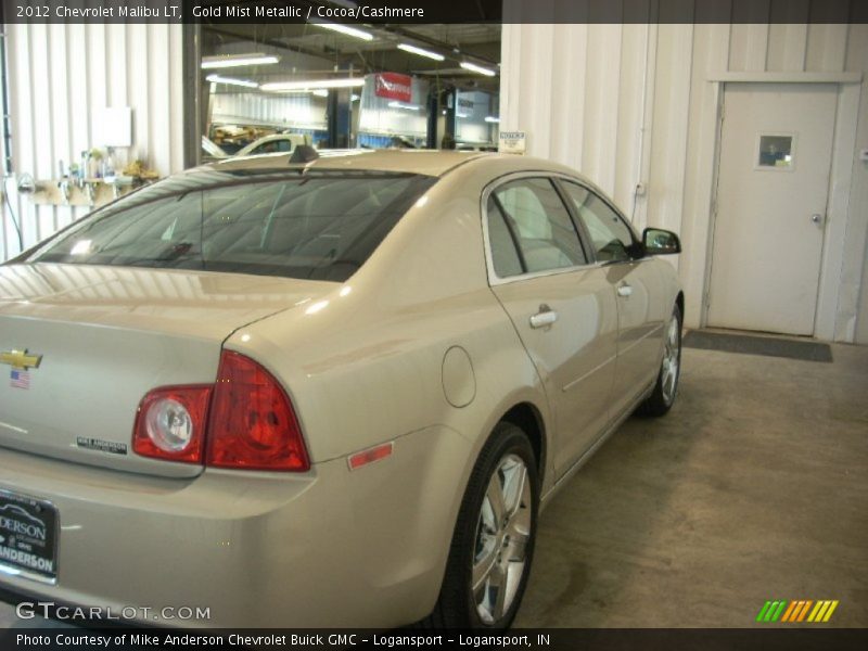 Gold Mist Metallic / Cocoa/Cashmere 2012 Chevrolet Malibu LT