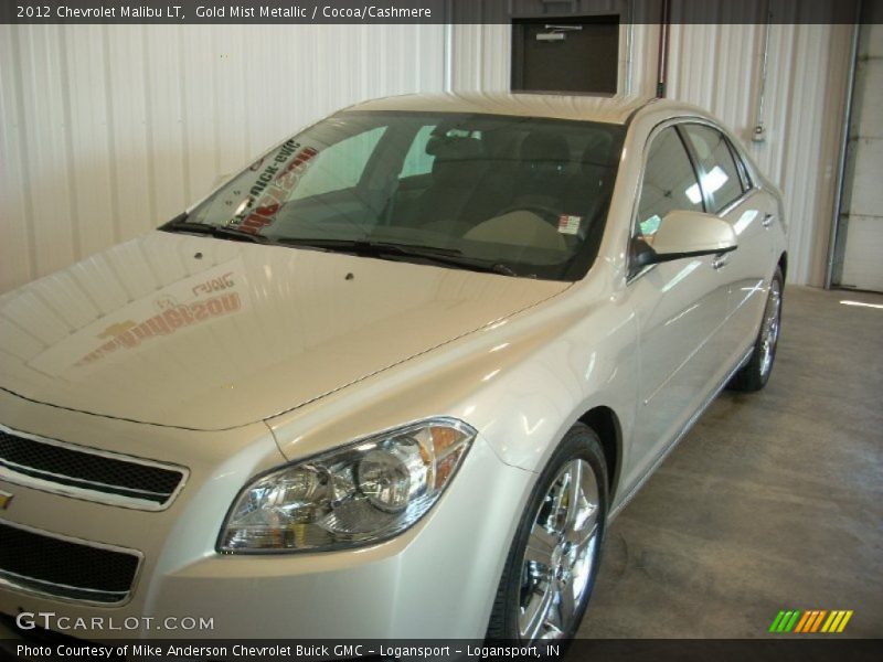 Gold Mist Metallic / Cocoa/Cashmere 2012 Chevrolet Malibu LT