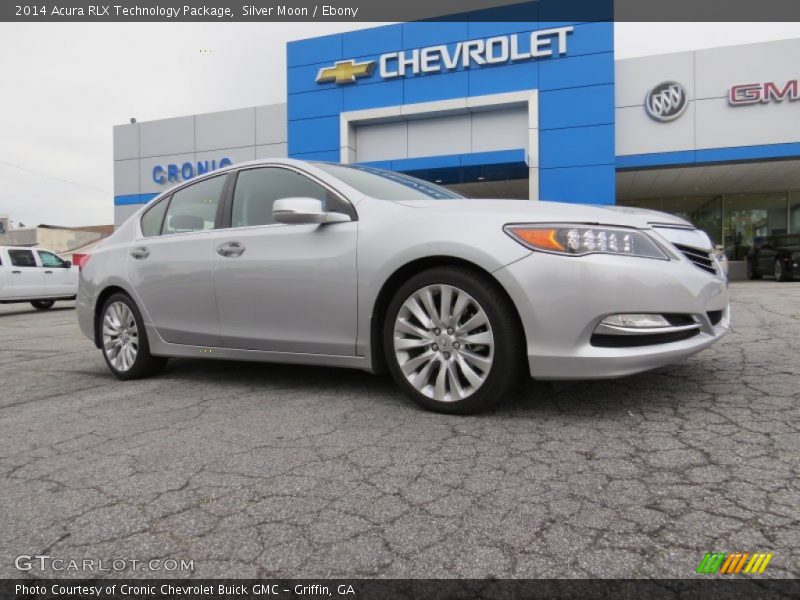 Silver Moon / Ebony 2014 Acura RLX Technology Package