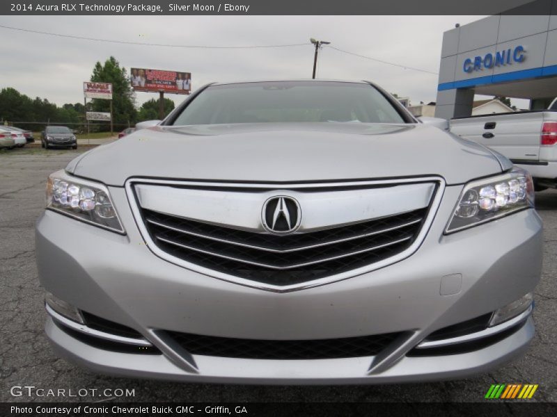 Silver Moon / Ebony 2014 Acura RLX Technology Package