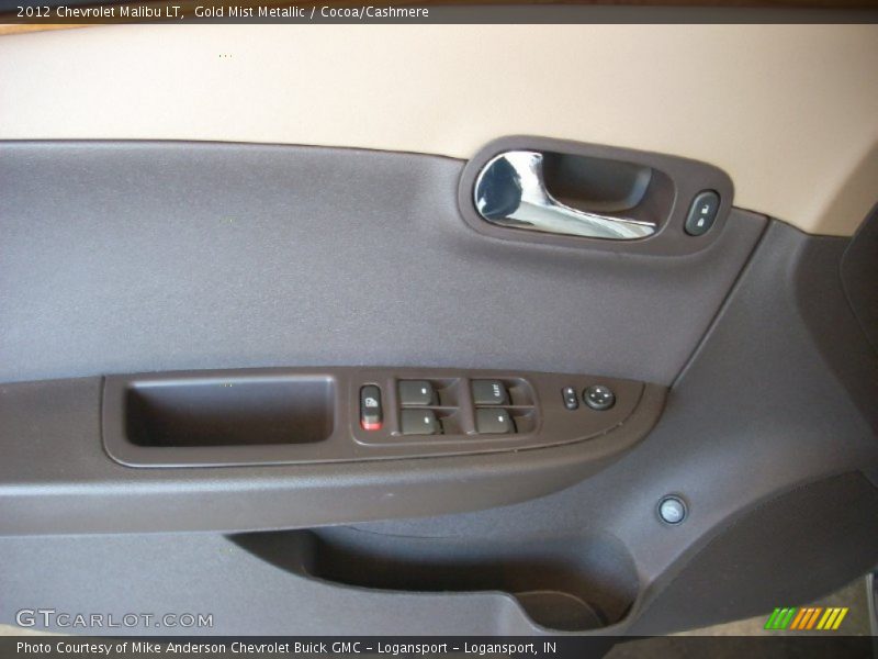 Gold Mist Metallic / Cocoa/Cashmere 2012 Chevrolet Malibu LT