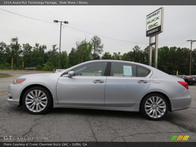 Silver Moon / Ebony 2014 Acura RLX Technology Package