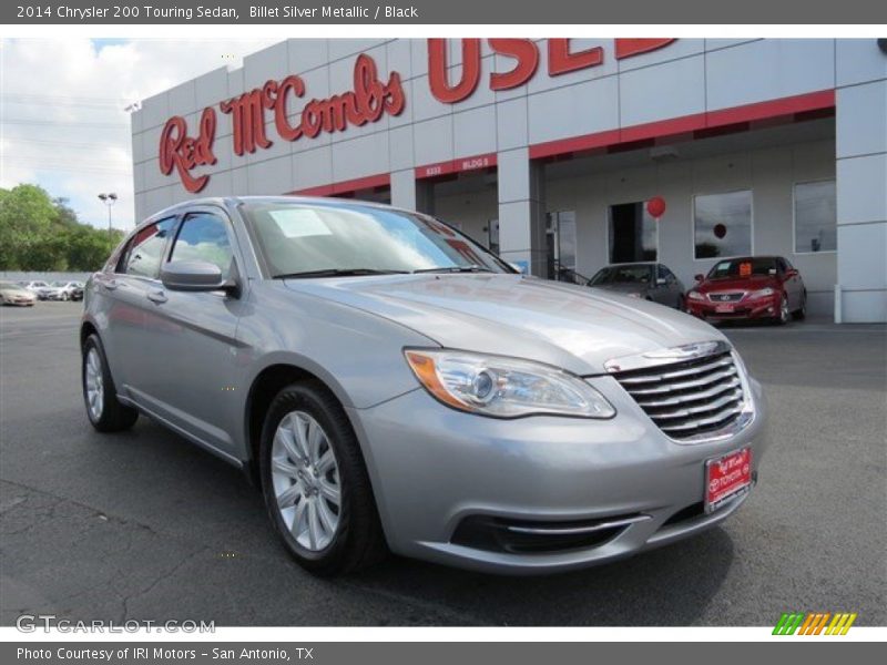 Billet Silver Metallic / Black 2014 Chrysler 200 Touring Sedan