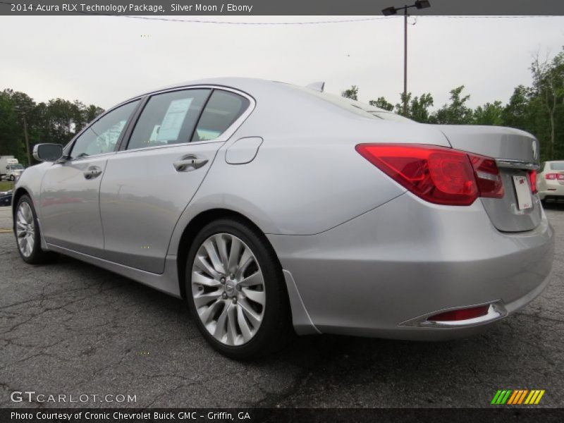 Silver Moon / Ebony 2014 Acura RLX Technology Package
