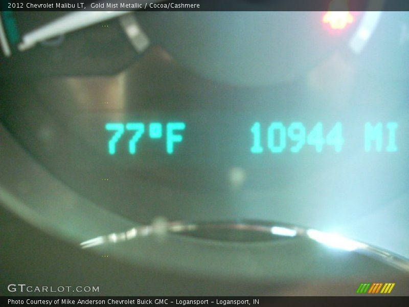 Gold Mist Metallic / Cocoa/Cashmere 2012 Chevrolet Malibu LT