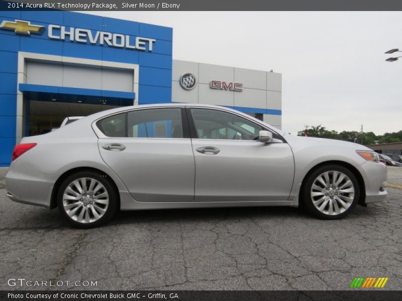 Silver Moon / Ebony 2014 Acura RLX Technology Package