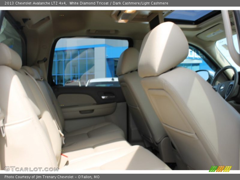 White Diamond Tricoat / Dark Cashmere/Light Cashmere 2013 Chevrolet Avalanche LTZ 4x4