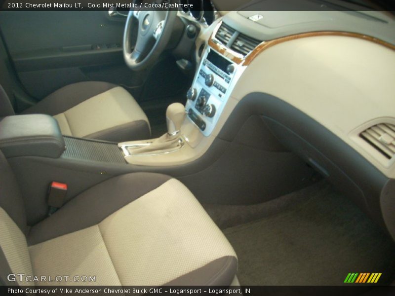 Gold Mist Metallic / Cocoa/Cashmere 2012 Chevrolet Malibu LT