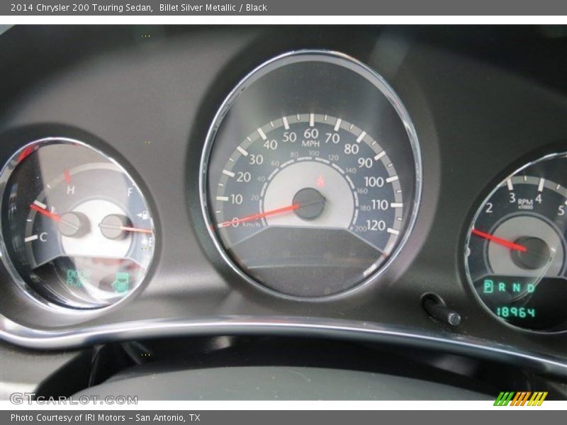 Billet Silver Metallic / Black 2014 Chrysler 200 Touring Sedan