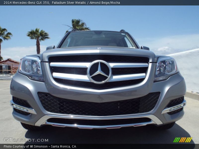 Palladium Silver Metallic / Almond Beige/Mocha 2014 Mercedes-Benz GLK 350