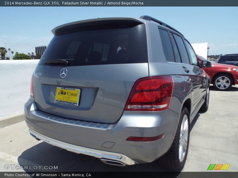 Palladium Silver Metallic / Almond Beige/Mocha 2014 Mercedes-Benz GLK 350