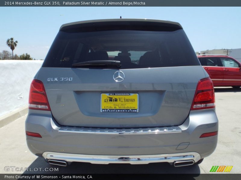 Palladium Silver Metallic / Almond Beige/Mocha 2014 Mercedes-Benz GLK 350