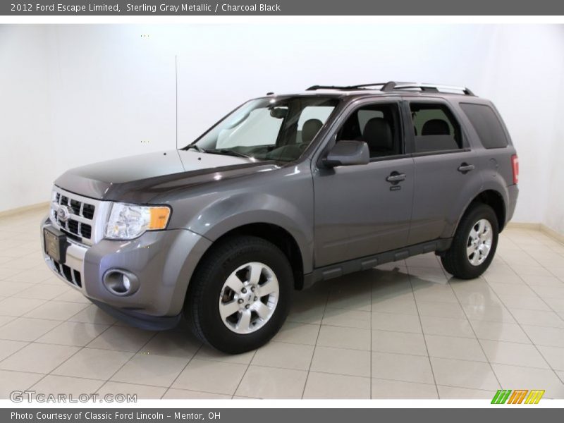 Sterling Gray Metallic / Charcoal Black 2012 Ford Escape Limited