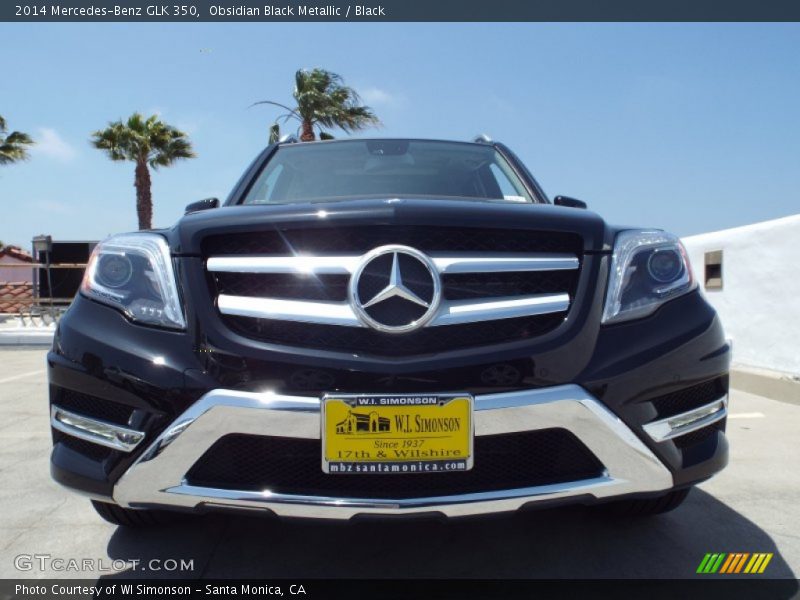 Obsidian Black Metallic / Black 2014 Mercedes-Benz GLK 350