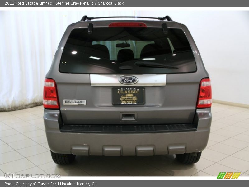 Sterling Gray Metallic / Charcoal Black 2012 Ford Escape Limited