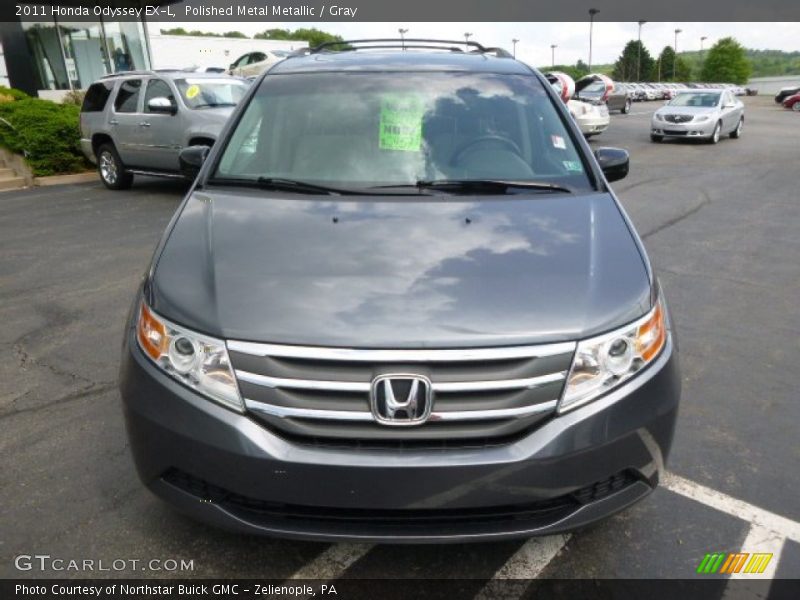 Polished Metal Metallic / Gray 2011 Honda Odyssey EX-L