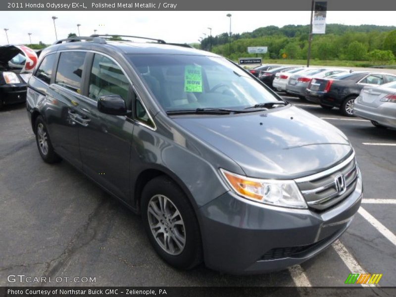 Polished Metal Metallic / Gray 2011 Honda Odyssey EX-L