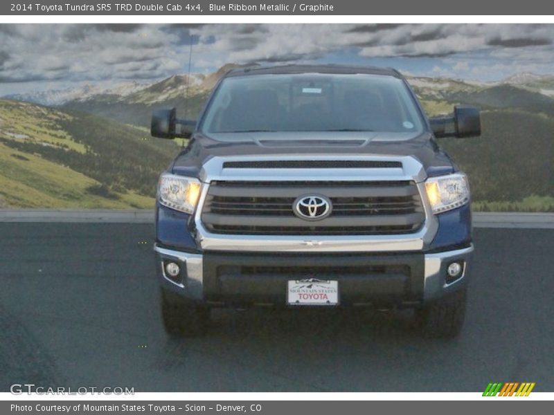 Blue Ribbon Metallic / Graphite 2014 Toyota Tundra SR5 TRD Double Cab 4x4