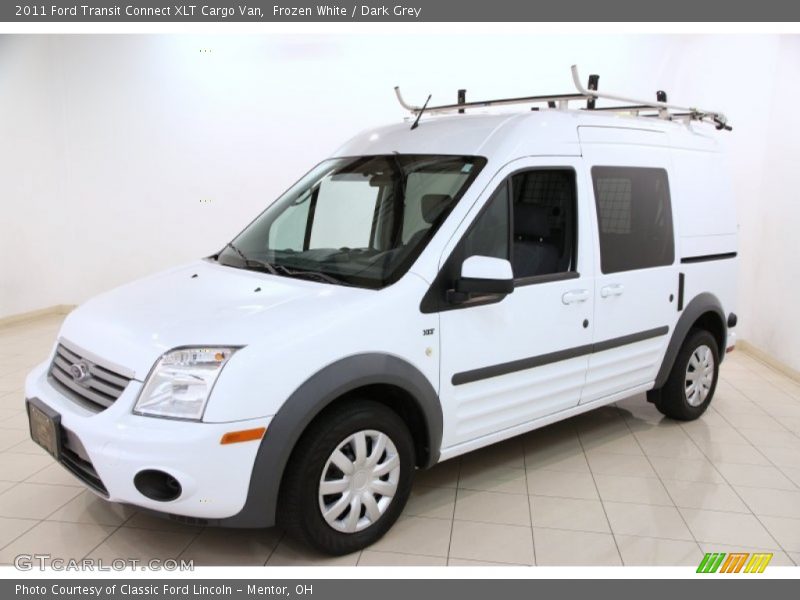 Frozen White / Dark Grey 2011 Ford Transit Connect XLT Cargo Van
