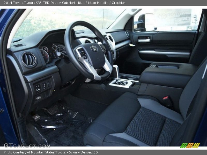 Blue Ribbon Metallic / Graphite 2014 Toyota Tundra SR5 TRD Double Cab 4x4