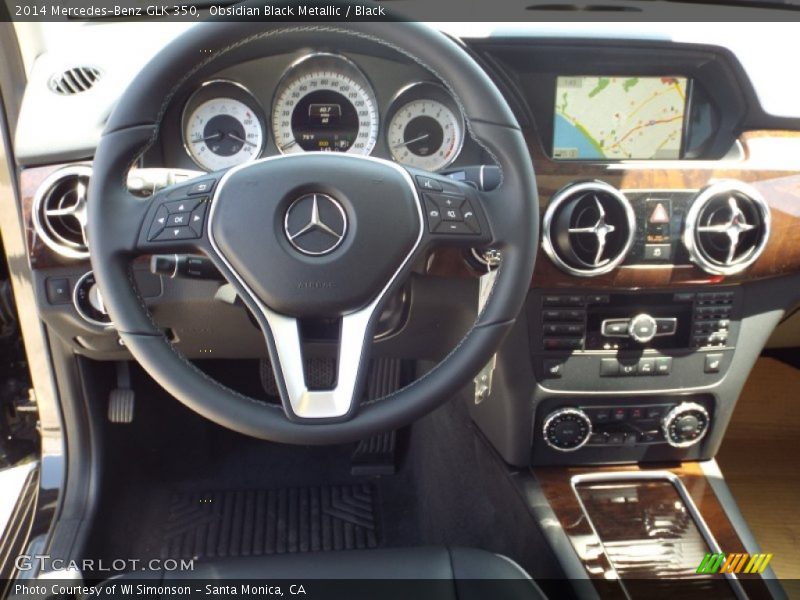 Obsidian Black Metallic / Black 2014 Mercedes-Benz GLK 350