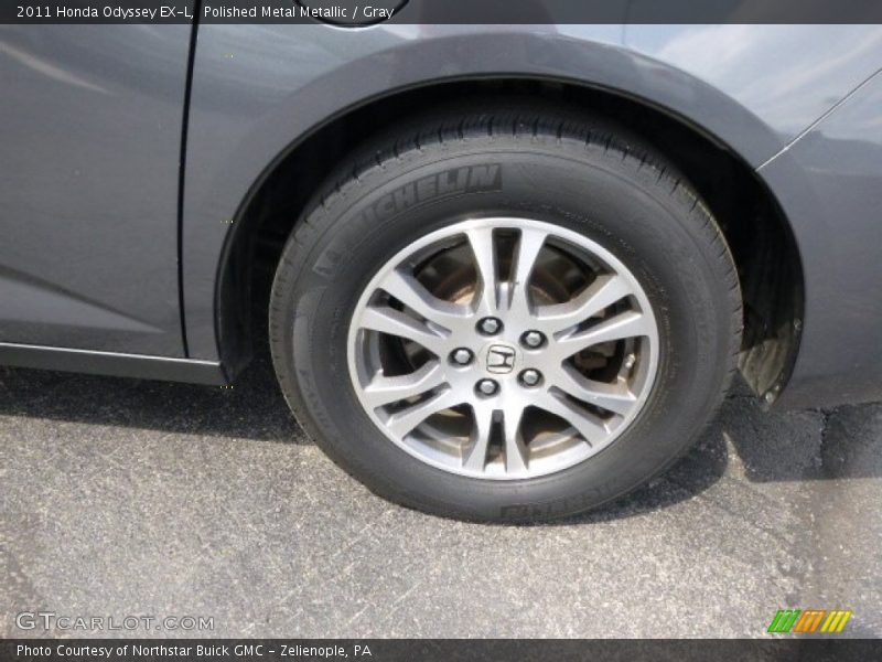 Polished Metal Metallic / Gray 2011 Honda Odyssey EX-L