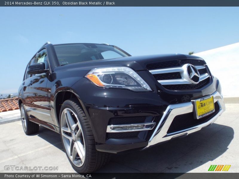 Obsidian Black Metallic / Black 2014 Mercedes-Benz GLK 350