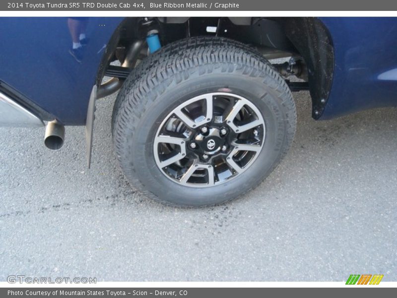 Blue Ribbon Metallic / Graphite 2014 Toyota Tundra SR5 TRD Double Cab 4x4