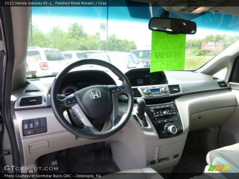 Polished Metal Metallic / Gray 2011 Honda Odyssey EX-L