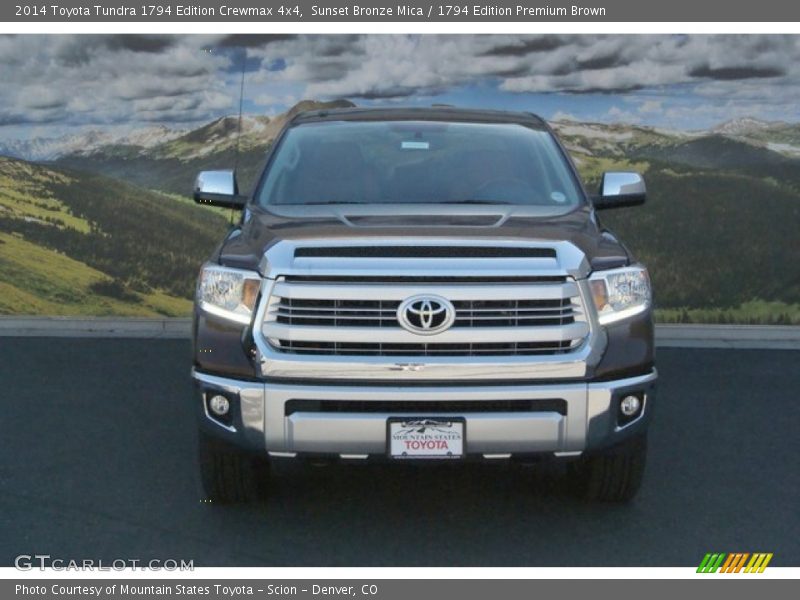 Sunset Bronze Mica / 1794 Edition Premium Brown 2014 Toyota Tundra 1794 Edition Crewmax 4x4