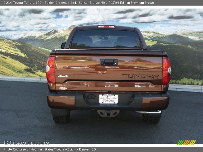 Sunset Bronze Mica / 1794 Edition Premium Brown 2014 Toyota Tundra 1794 Edition Crewmax 4x4