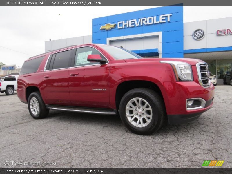 Crystal Red Tintcoat / Jet Black 2015 GMC Yukon XL SLE