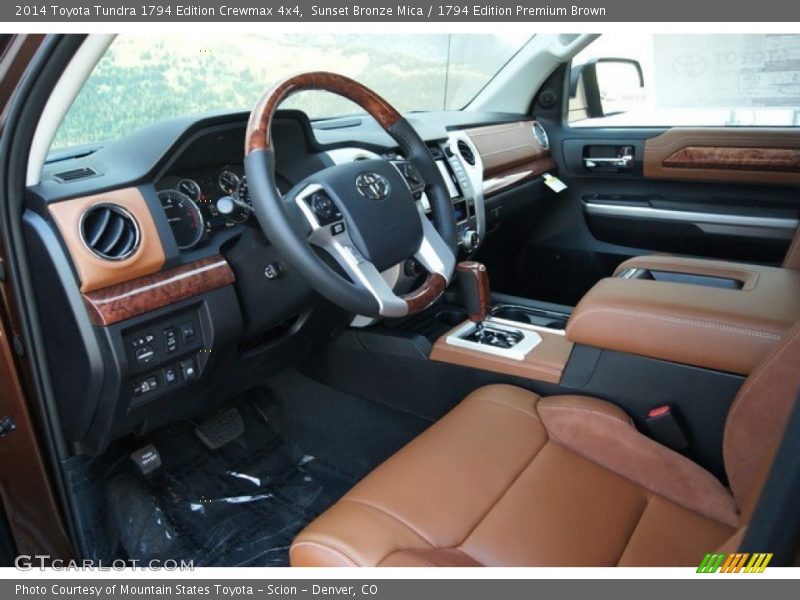 Sunset Bronze Mica / 1794 Edition Premium Brown 2014 Toyota Tundra 1794 Edition Crewmax 4x4