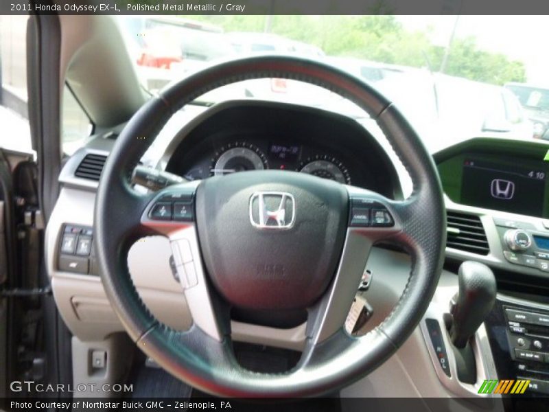 Polished Metal Metallic / Gray 2011 Honda Odyssey EX-L
