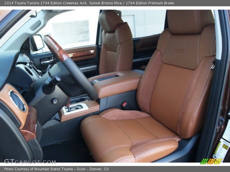 Sunset Bronze Mica / 1794 Edition Premium Brown 2014 Toyota Tundra 1794 Edition Crewmax 4x4