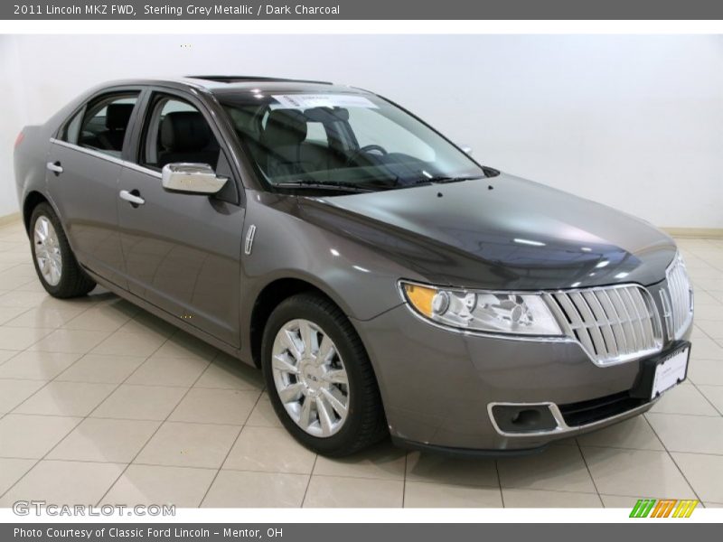 Sterling Grey Metallic / Dark Charcoal 2011 Lincoln MKZ FWD
