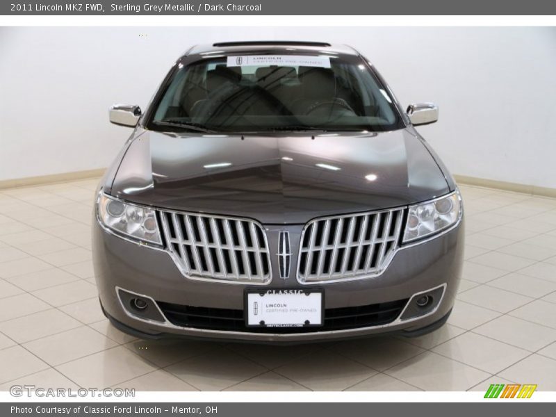 Sterling Grey Metallic / Dark Charcoal 2011 Lincoln MKZ FWD