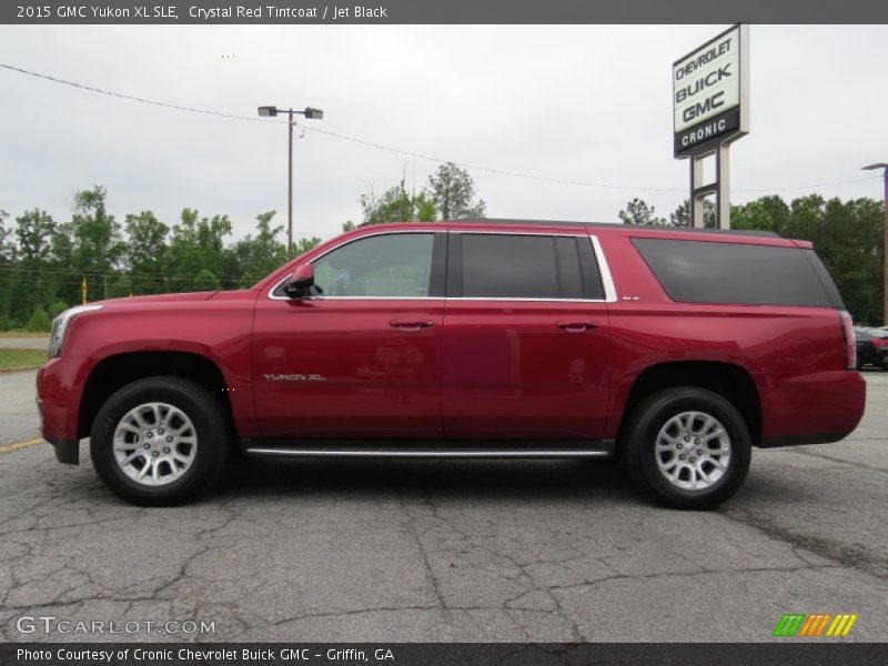 Crystal Red Tintcoat / Jet Black 2015 GMC Yukon XL SLE