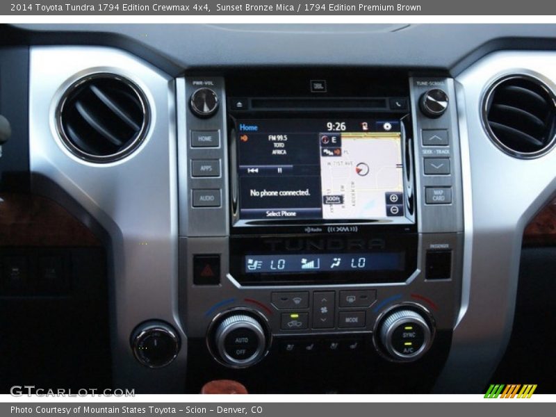 Sunset Bronze Mica / 1794 Edition Premium Brown 2014 Toyota Tundra 1794 Edition Crewmax 4x4