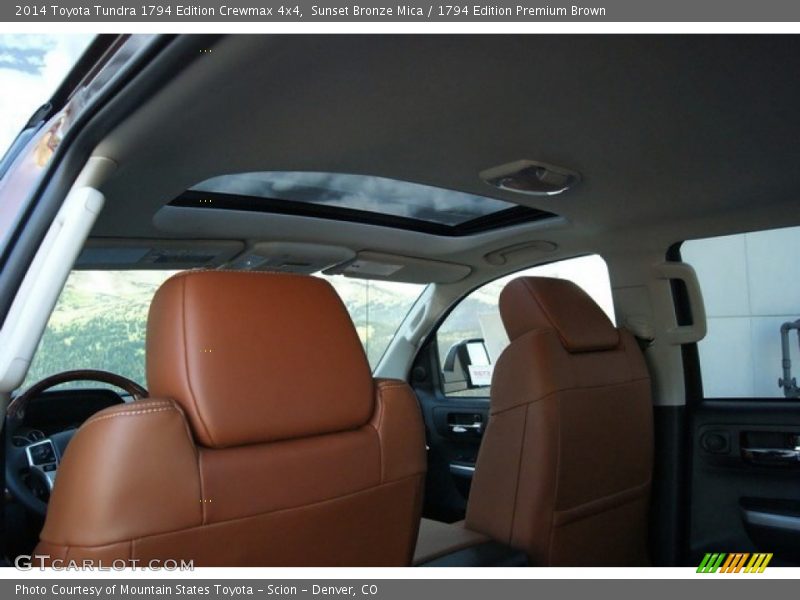 Sunset Bronze Mica / 1794 Edition Premium Brown 2014 Toyota Tundra 1794 Edition Crewmax 4x4