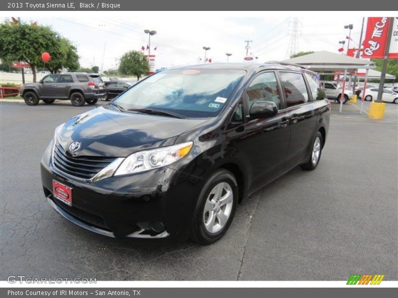 Black / Bisque 2013 Toyota Sienna LE