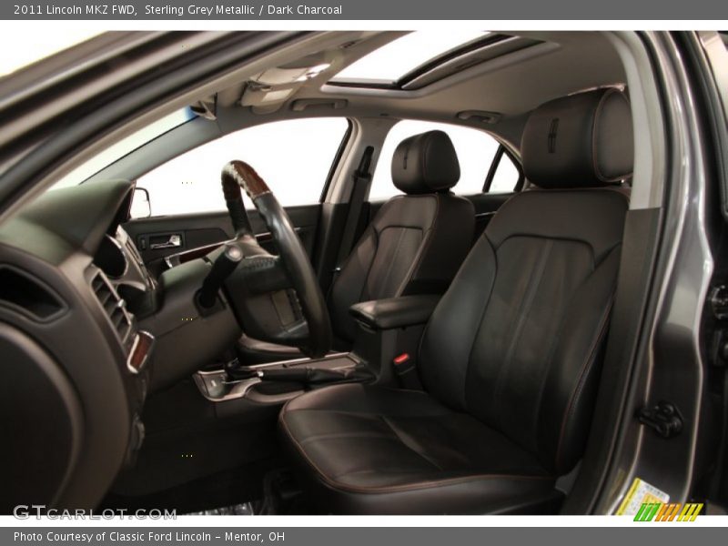 Sterling Grey Metallic / Dark Charcoal 2011 Lincoln MKZ FWD