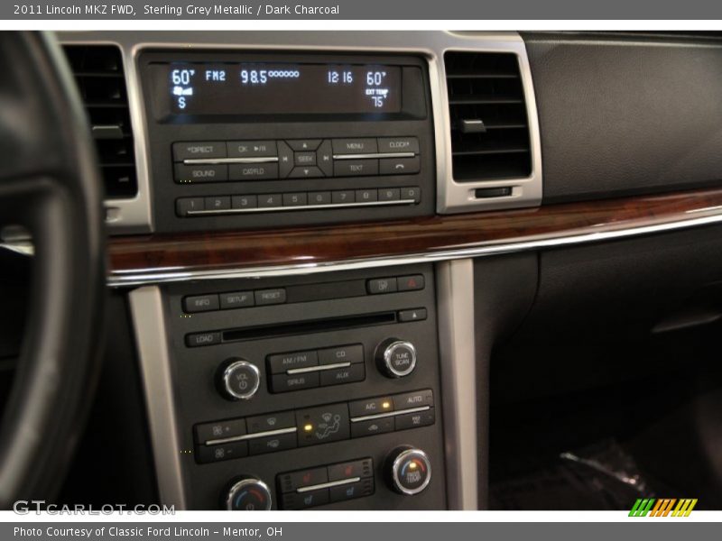 Sterling Grey Metallic / Dark Charcoal 2011 Lincoln MKZ FWD