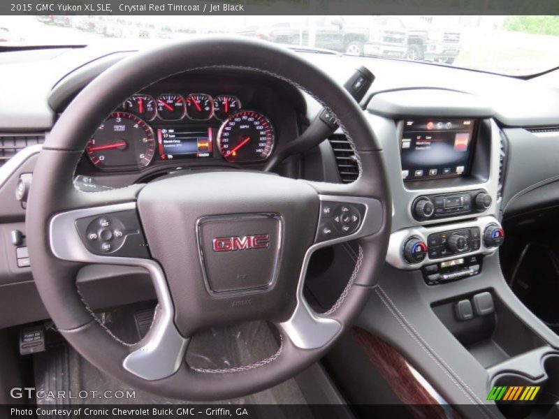 Crystal Red Tintcoat / Jet Black 2015 GMC Yukon XL SLE